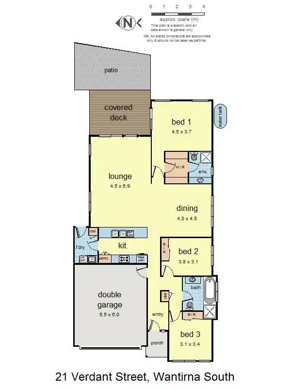 Floorplan of Homely house listing, 21 Verdant Street, Wantirna South VIC 3152