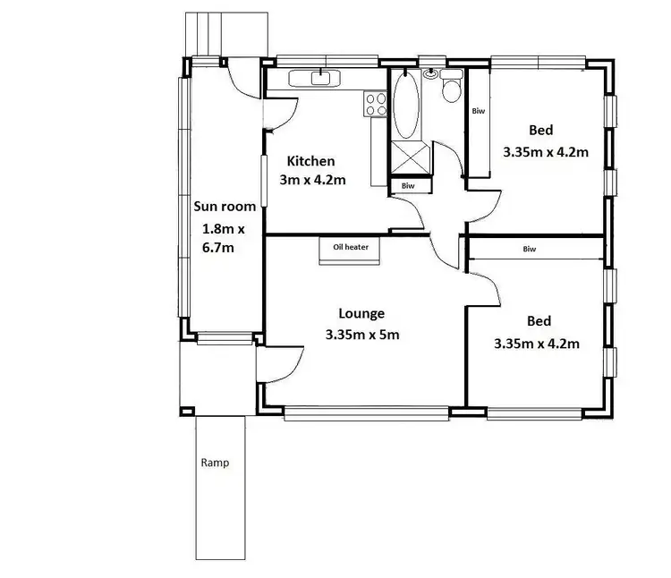 Floorplan of Homely house listing, 370 Princes Highway, Corrimal NSW 2518
