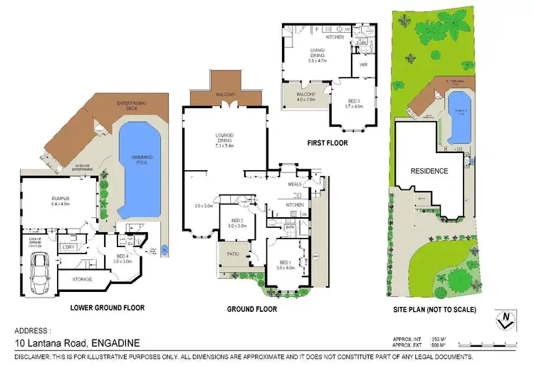 Floorplan of Homely house listing, 10 Lantana Road, Engadine NSW 2233