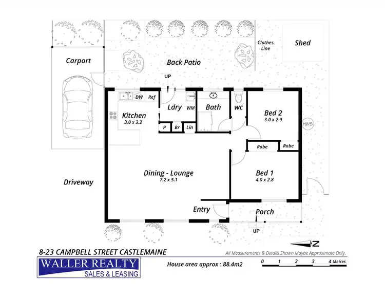 Floorplan of Homely house listing, 8/23 Campbell Street, Castlemaine VIC 3450