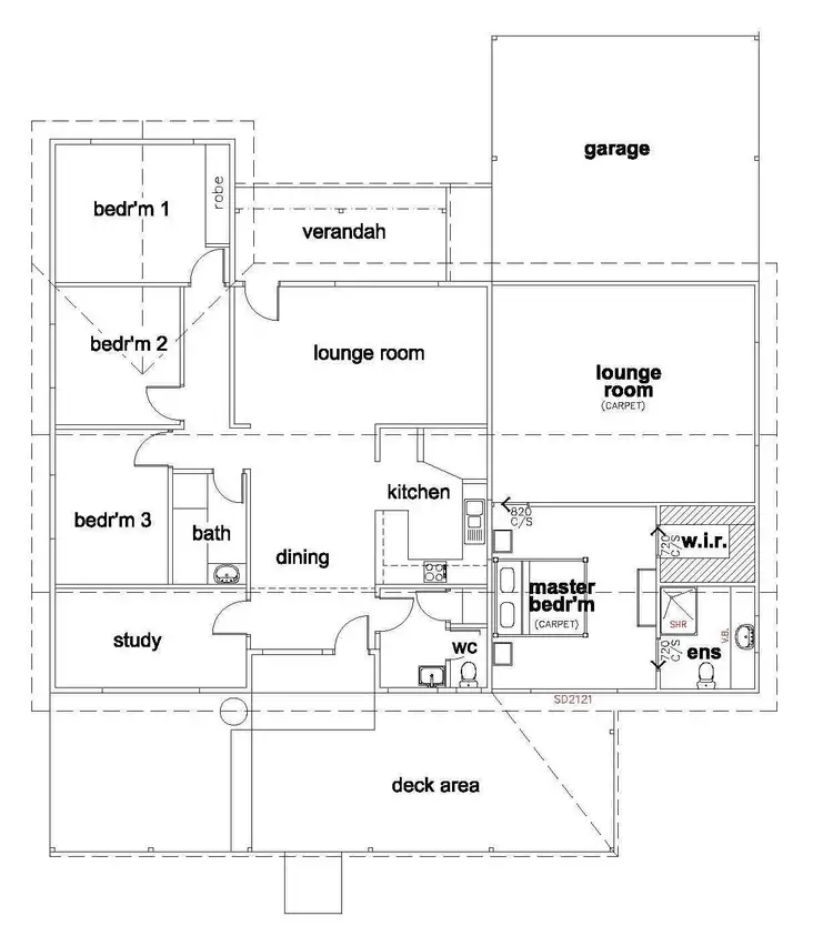 Floorplan of Homely house listing, 3271 Etiwanda Avenue, Mildura VIC 3500