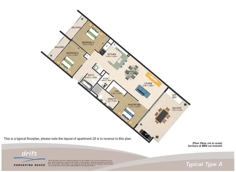 Floorplan of Homely apartment listing, 28/2-10 Kamala Crescent, Casuarina NSW 2487