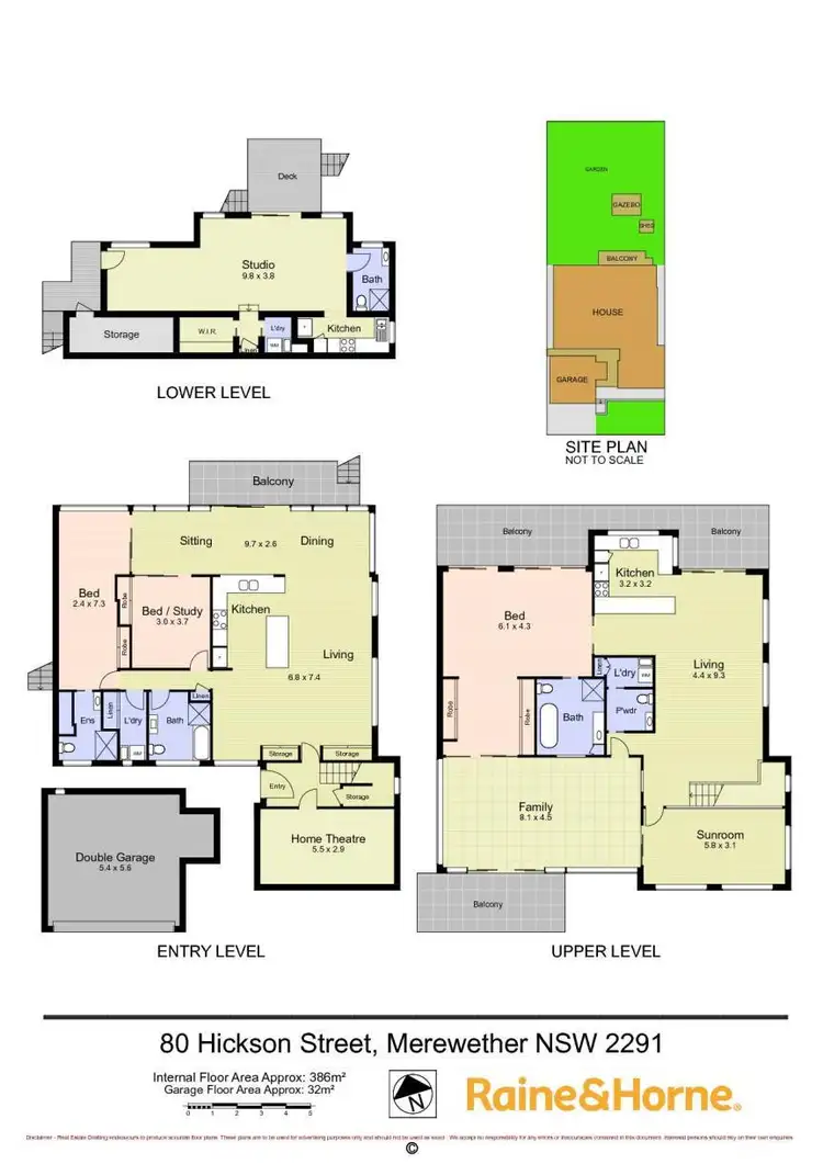 Floorplan of Homely house listing, 80 Hickson Street, Merewether NSW 2291