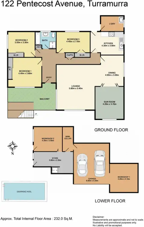 Floorplan of Homely house listing, 122 Pentecost Avenue, Turramurra NSW 2074
