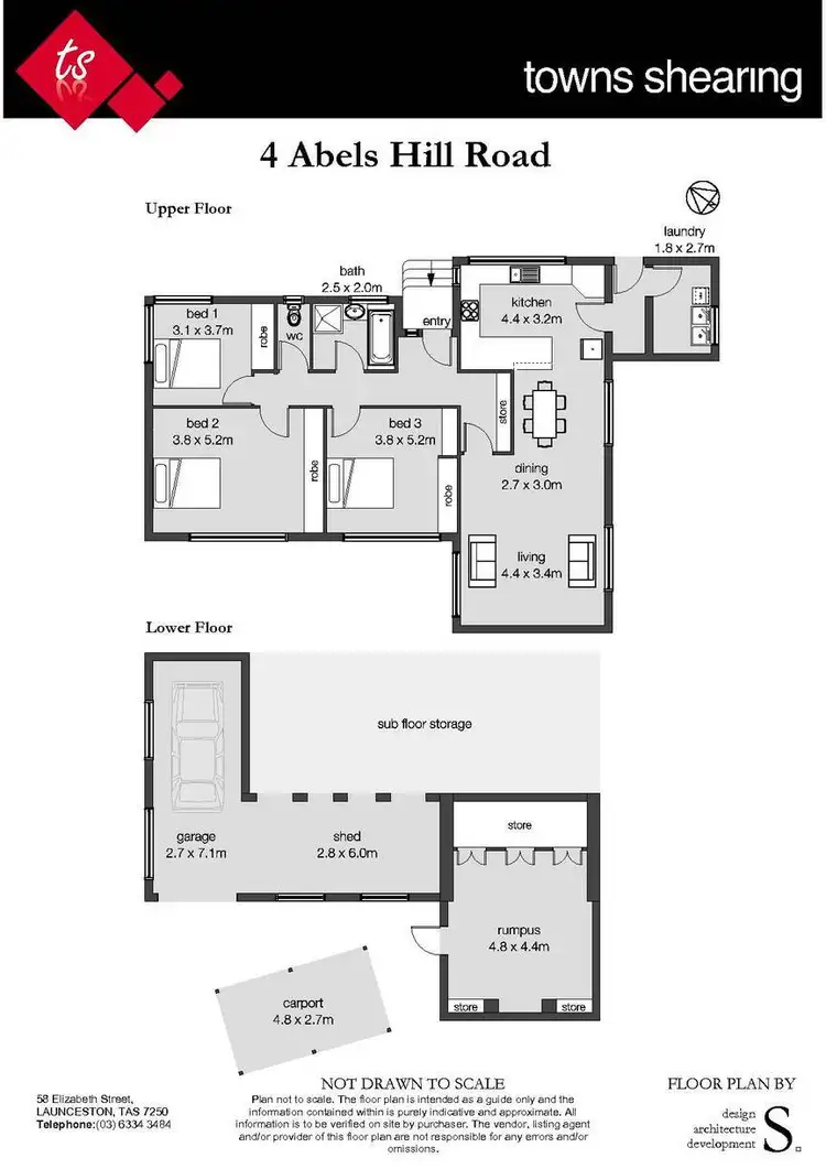 Floorplan of Homely house listing, 4-6 Abels Hill Road, St Leonards TAS 7250