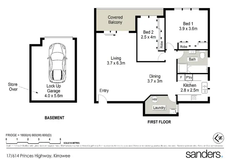 Floorplan of Homely apartment listing, 17/614 Princes Highway, Kirrawee NSW 2232