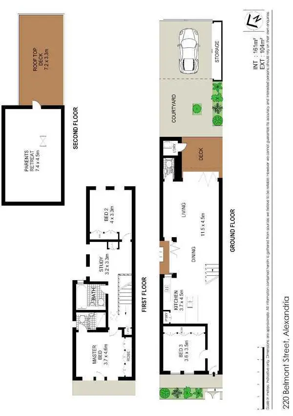 Floorplan of Homely house listing, 220 Belmont Street, Alexandria NSW 2015