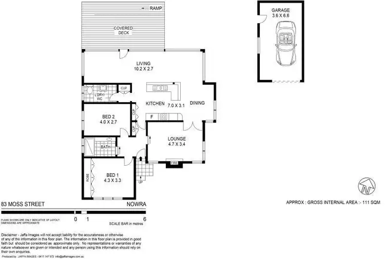 Floorplan of Homely house listing, 83 Moss Street, Nowra NSW 2541
