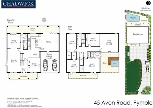 Floorplan of Homely house listing, 45 Avon Road, Pymble NSW 2073