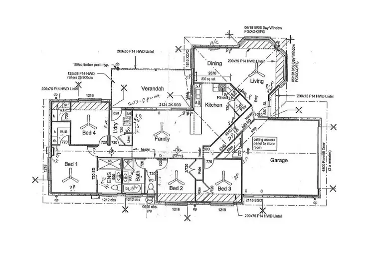 Floorplan of Homely house listing, 17 Driftwood Drive, Rosslyn QLD 4703