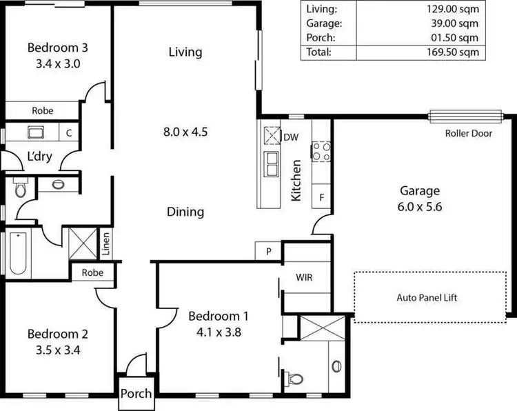Floorplan of Homely house listing, 26 Spencer Street, Campbelltown SA 5074