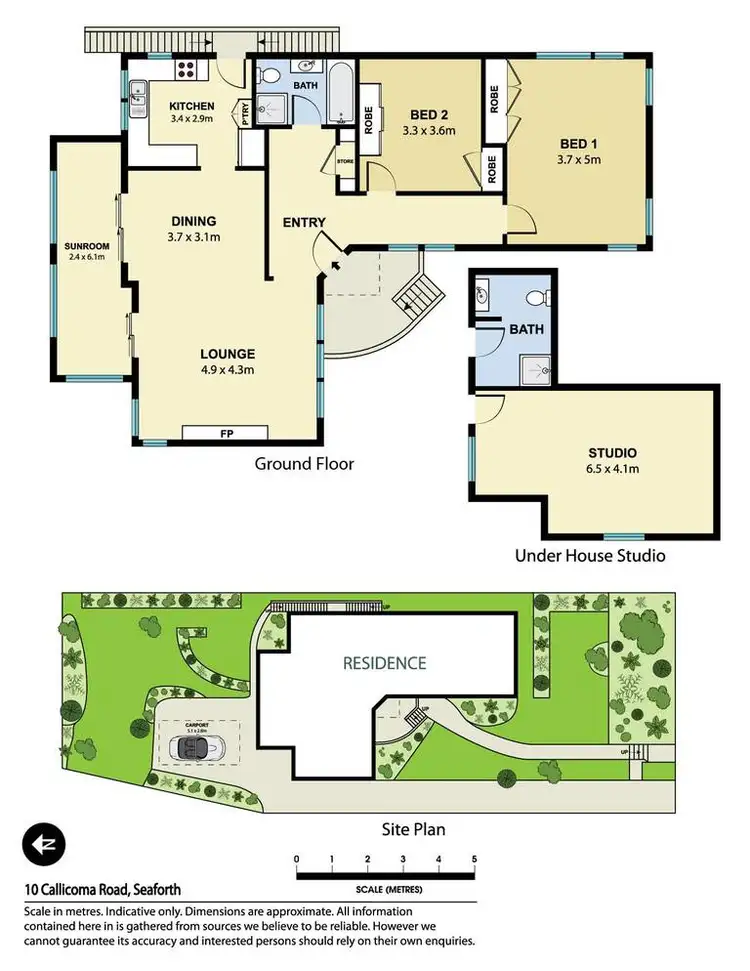 Floorplan of Homely house listing, 10 Callicoma Road, Seaforth NSW 2092