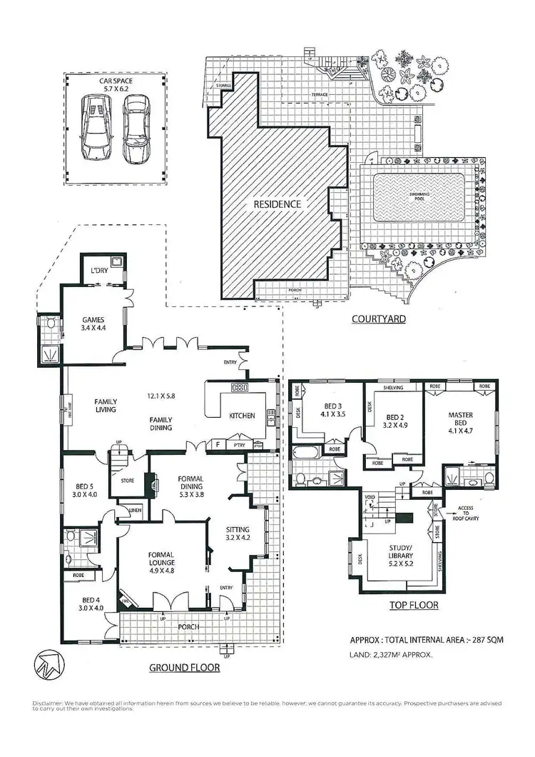 Floorplan of Homely house listing, 21 Pymble Avenue, Pymble NSW 2073