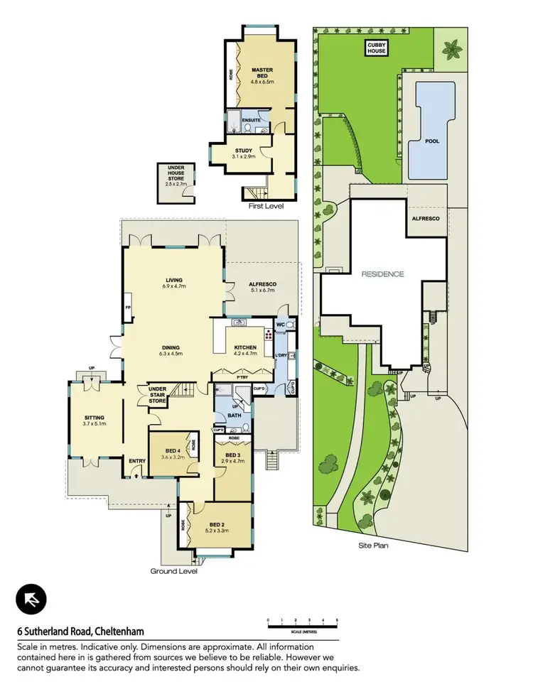 Floorplan of Homely house listing, 6 Sutherland Road, Cheltenham NSW 2119