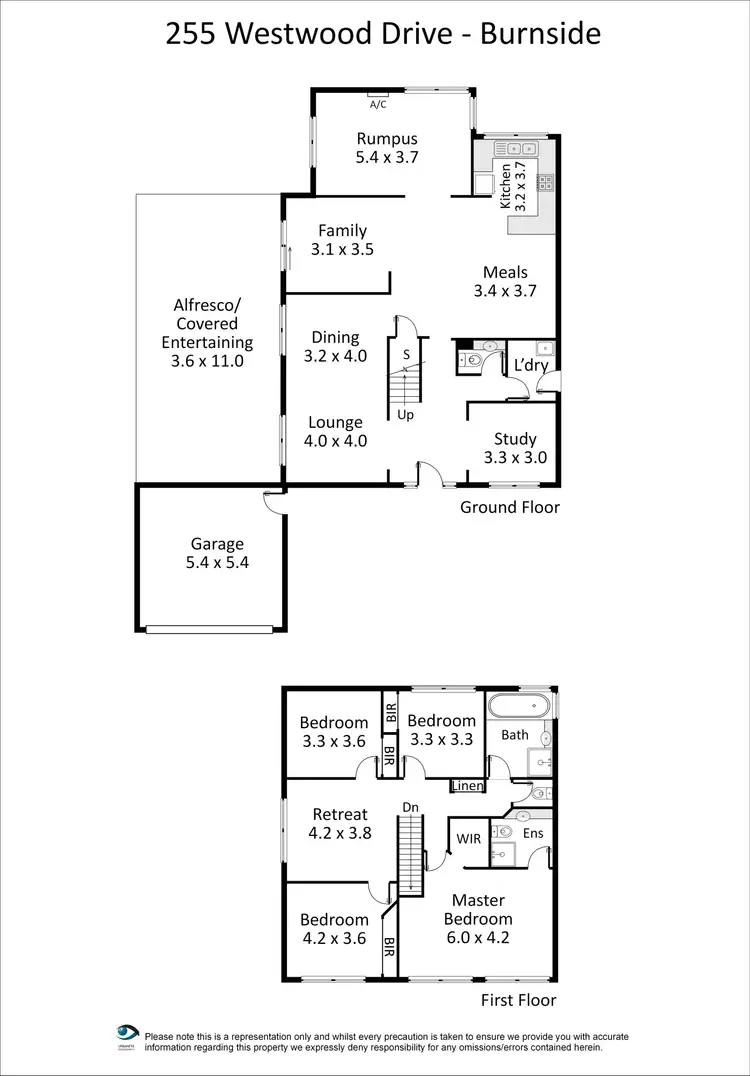 Floorplan of Homely house listing, 255 Westwood Drive, Burnside VIC 3023