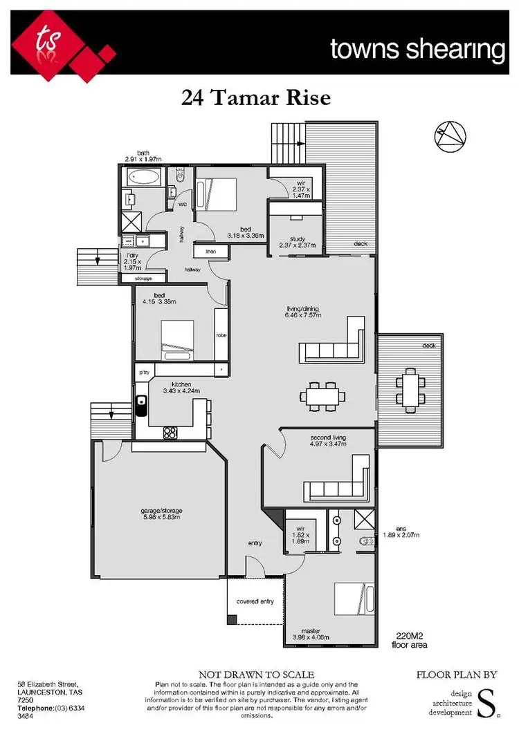 Floorplan of Homely house listing, 24 Tamar Rise, Riverside TAS 7250