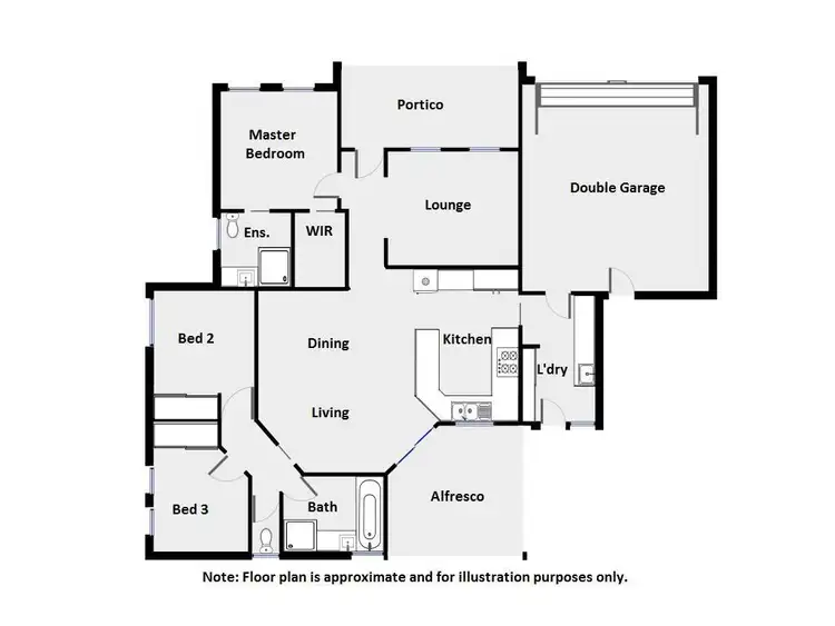 Floorplan of Homely house listing, 1013 Fifteenth Street, Mildura VIC 3500