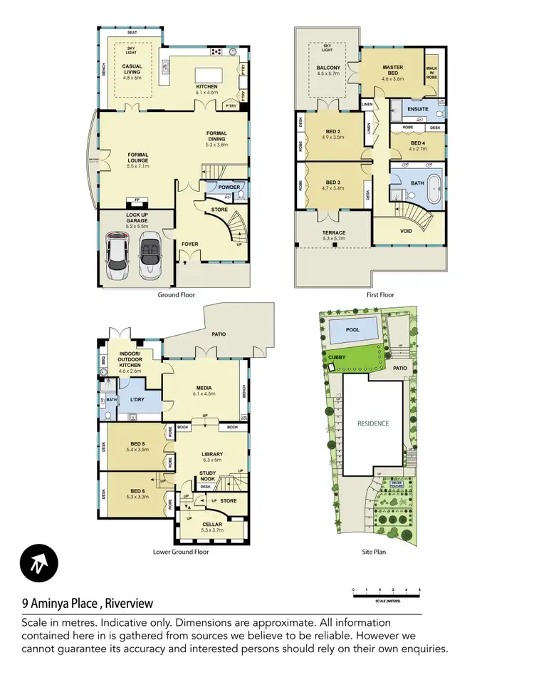 Floorplan of Homely house listing, 9 Aminya Place, Riverview NSW 2066