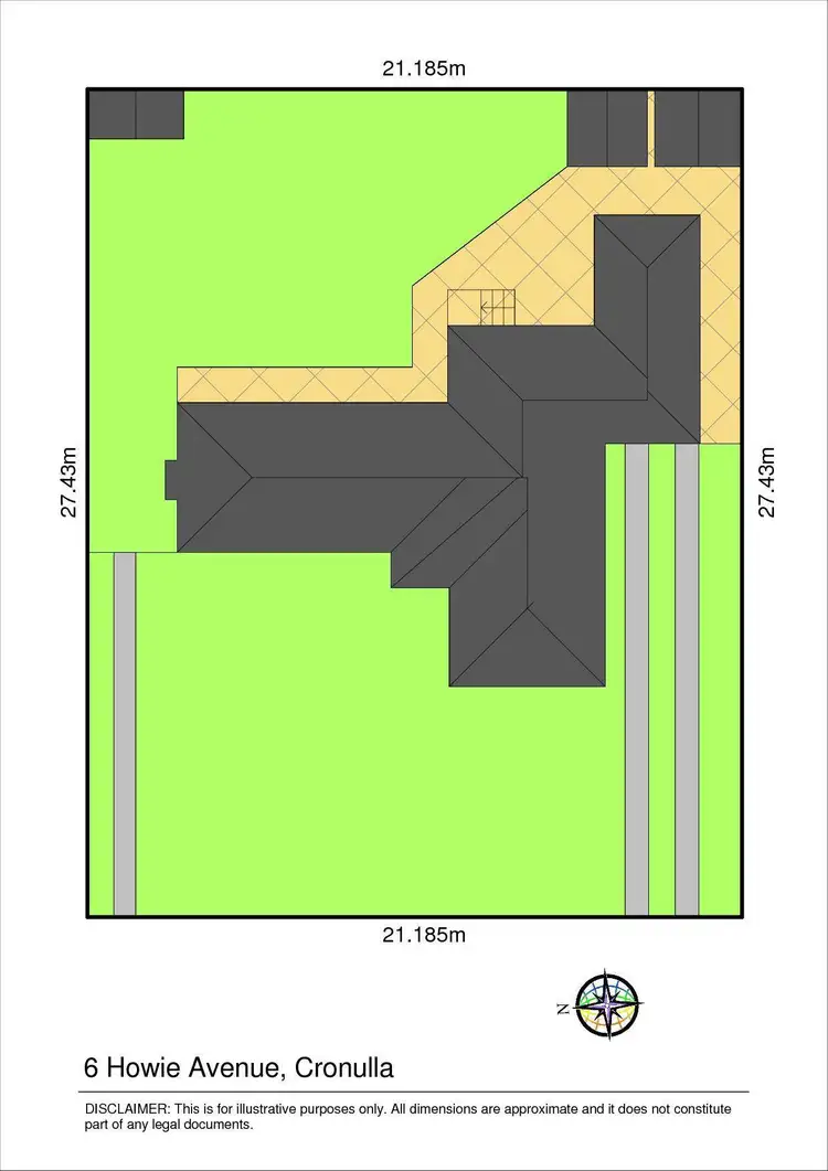 Floorplan of Homely house listing, 6 Howie Avenue, Cronulla NSW 2230