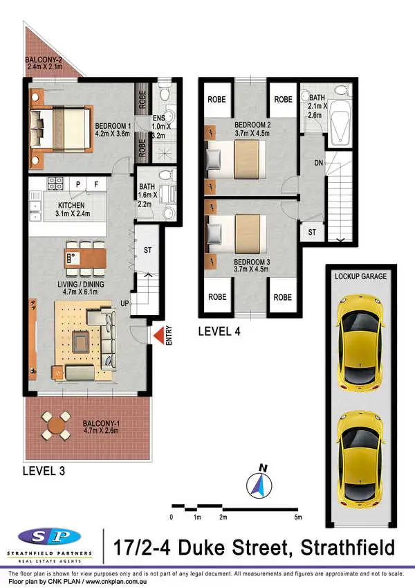 Floorplan of Homely unit listing, 17/2-4 Duke Street, Strathfield NSW 2135