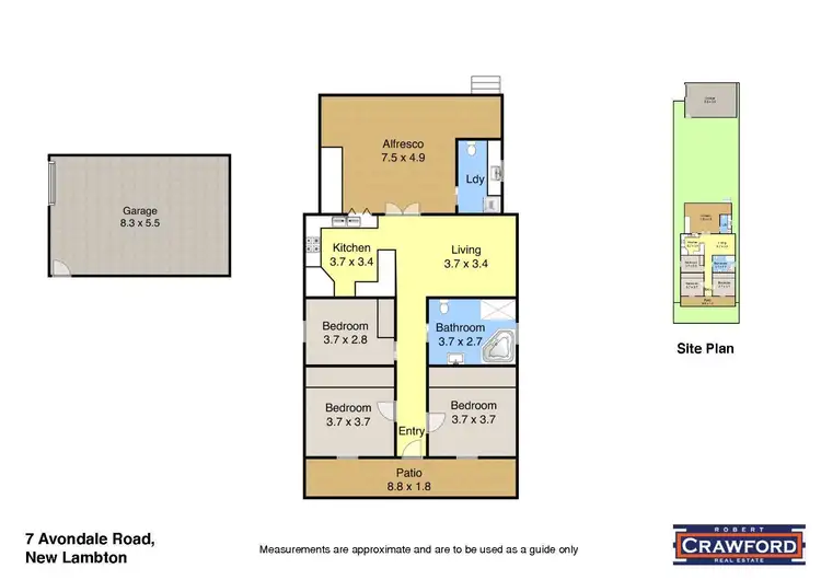 Floorplan of Homely house listing, 7 Avondale Road, New Lambton NSW 2305