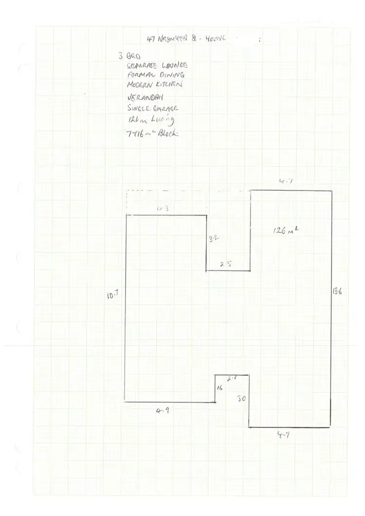 Floorplan of Homely house listing, 47 Nasmyth Street, Young NSW 2594