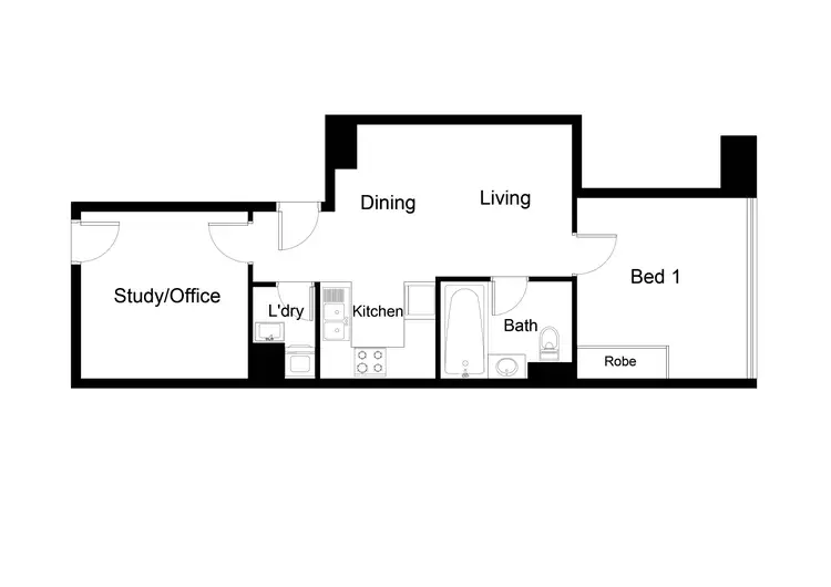 Floorplan of Homely apartment listing, 401/2 Akuna Street, City ACT 2601