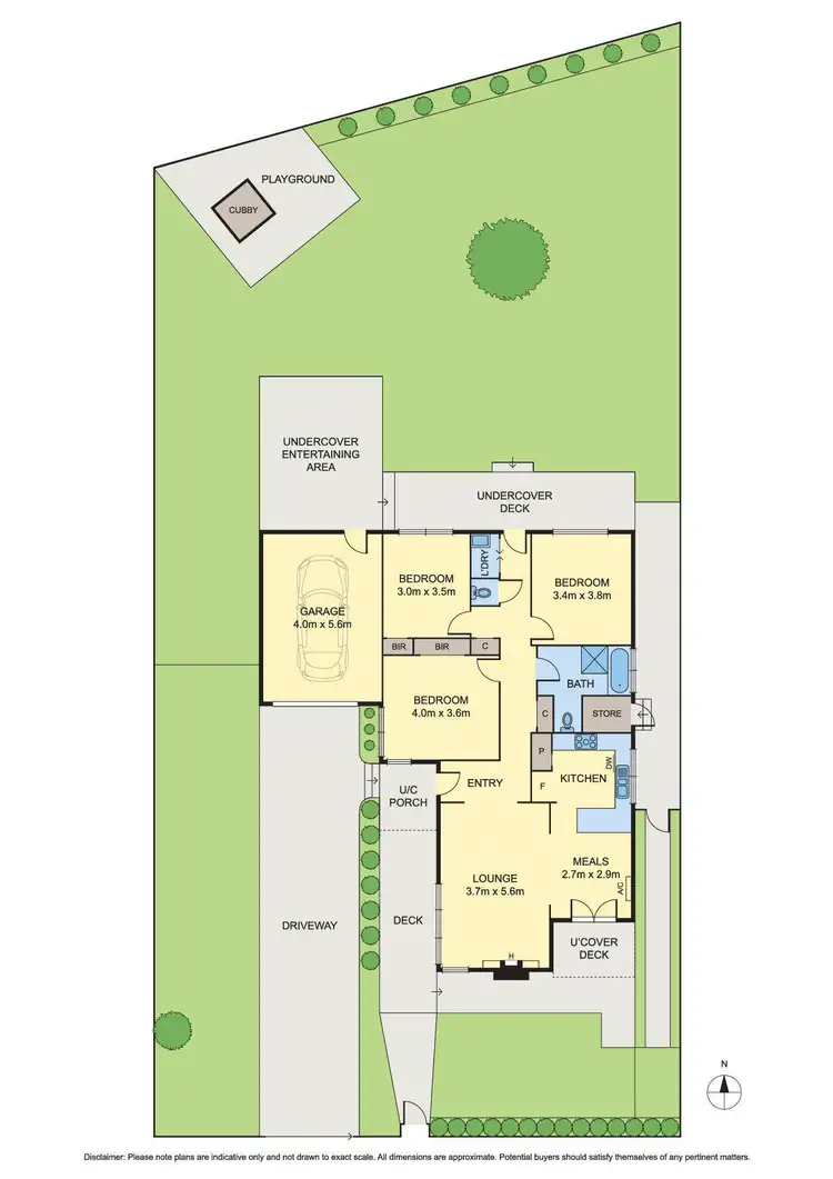 Floorplan of Homely house listing, 72 Hickford Street, Reservoir VIC 3073