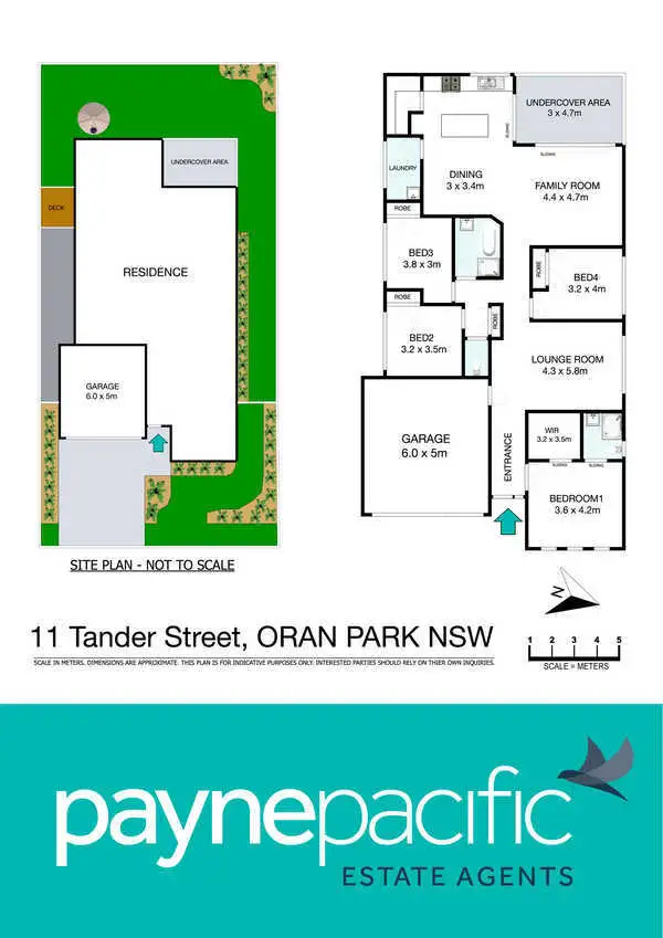 Floorplan of Homely house listing, 11 Tander Street, Oran Park NSW 2570