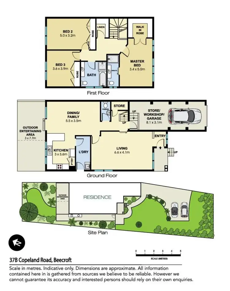Floorplan of Homely semi-detached listing, 37B Copeland Road, Beecroft NSW 2119