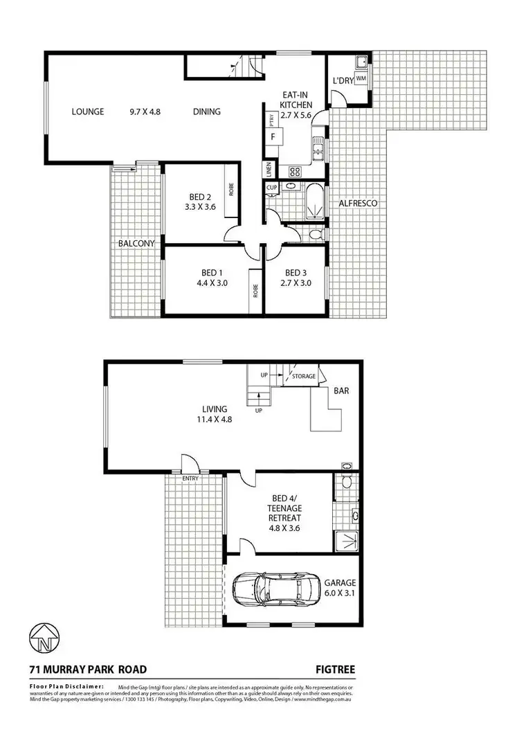 Floorplan of Homely house listing, 71 Murray Park Road, Figtree NSW 2525