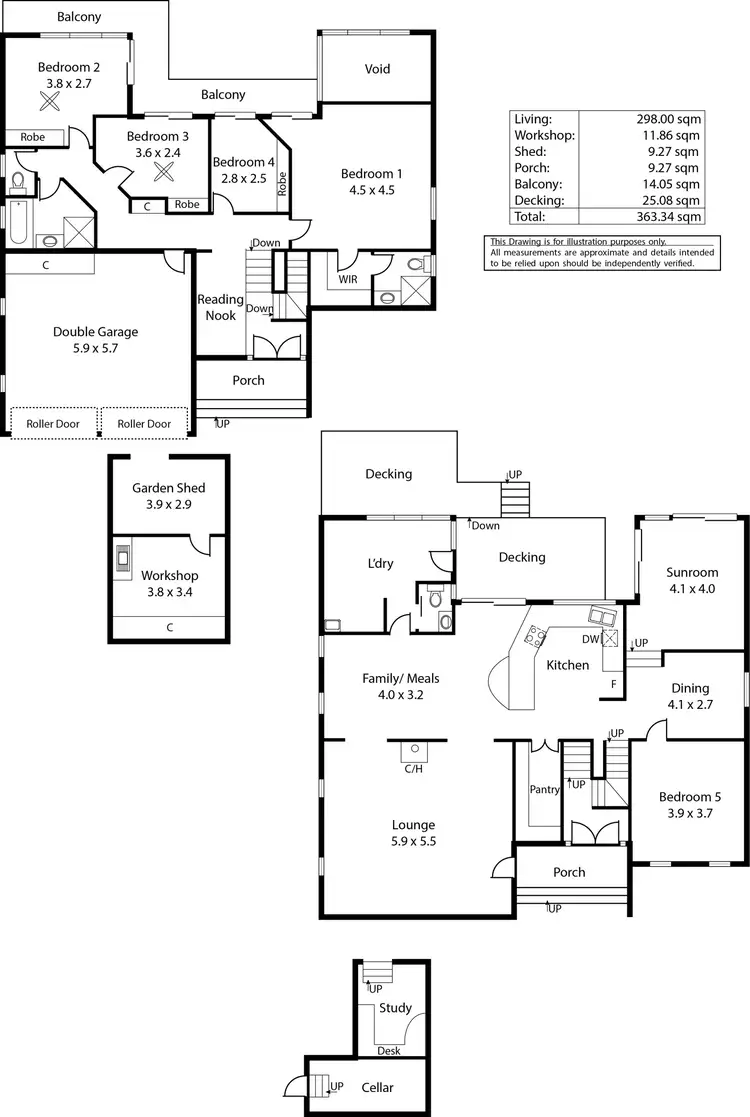 Floorplan of Homely house listing, 11 St Albans Drive, Burnside SA 5066