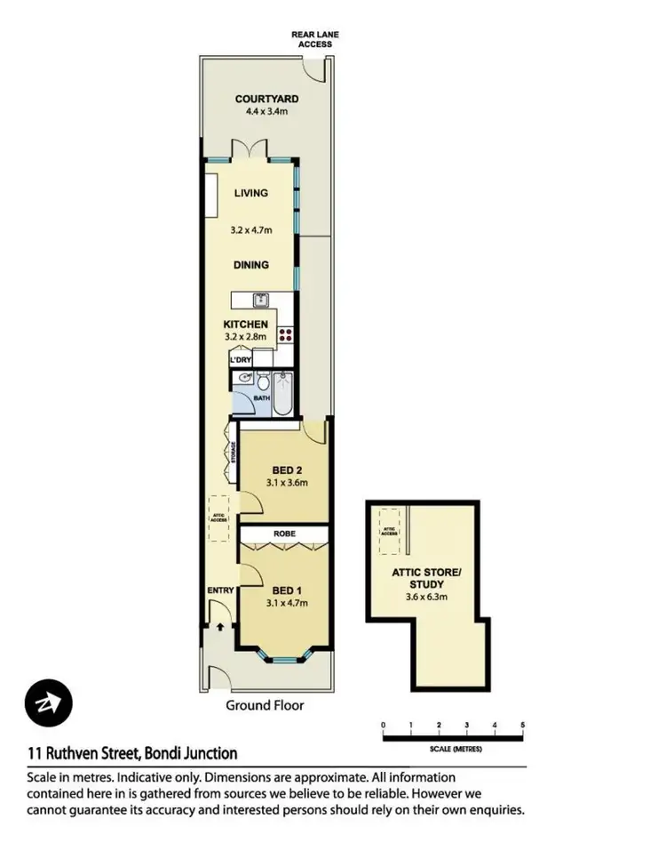 Floorplan of Homely house listing, 11 Ruthven Street, Bondi Junction NSW 2022