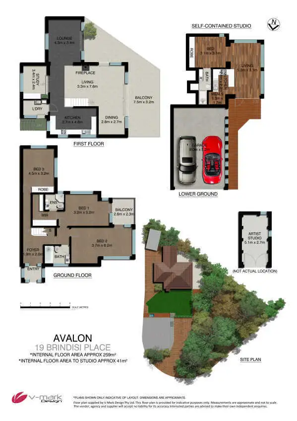 Floorplan of Homely house listing, 19 Brindisi Place, Avalon Beach NSW 2107