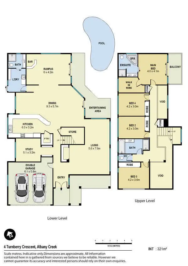 Floorplan of Homely house listing, 4 Turnberry Crescent, Albany Creek QLD 4035