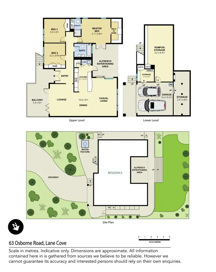 Floorplan of Homely house listing, 63 Osborne Road, Lane Cove NSW 2066