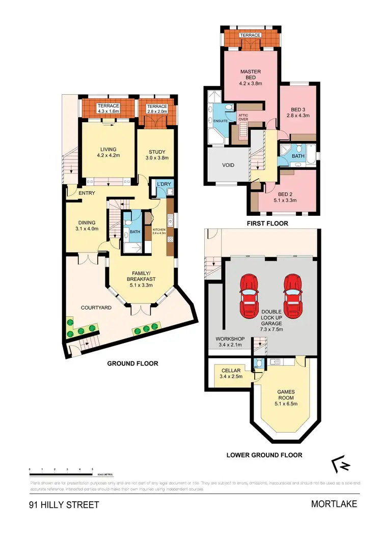 Floorplan of Homely house listing, 91 Hilly Street, Mortlake NSW 2137