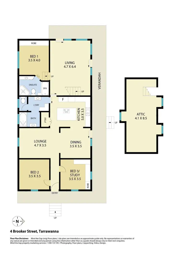 Floorplan of Homely house listing, 4 Brooker Street, Tarrawanna NSW 2518