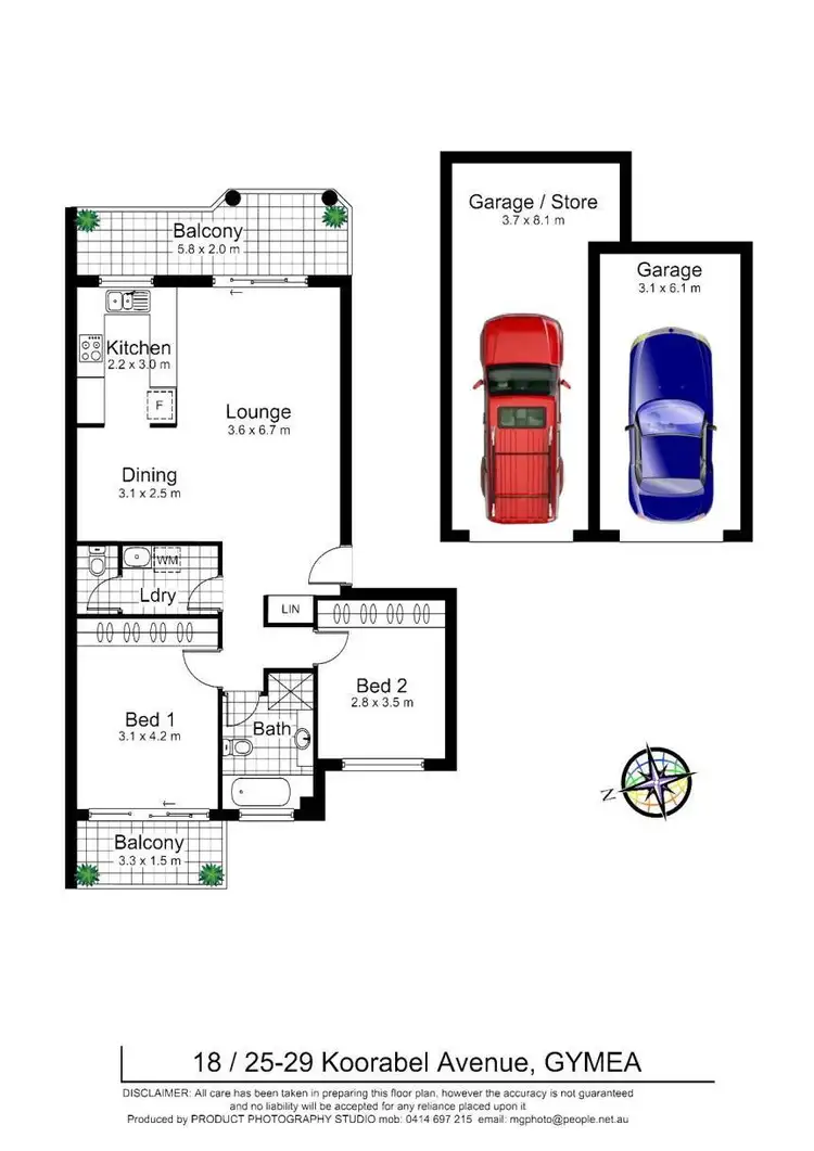 Floorplan of Homely unit listing, 18/25-29 Koorabel Avenue, Gymea NSW 2227