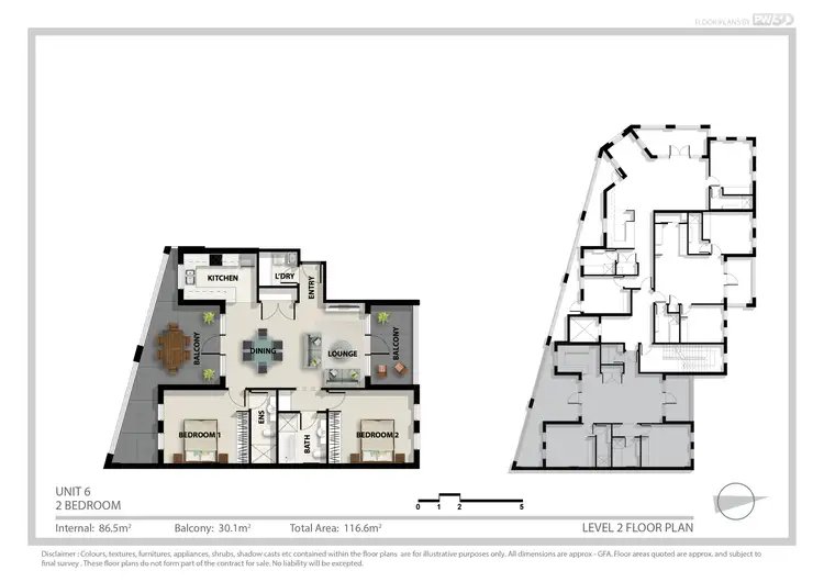 Floorplan of Homely unit listing, 6/70-72 Railway Parade, Granville NSW 2142