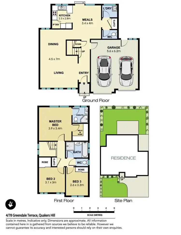 Floorplan of Homely house listing, 4/78 Greendale Terrace, Quakers Hill NSW 2763