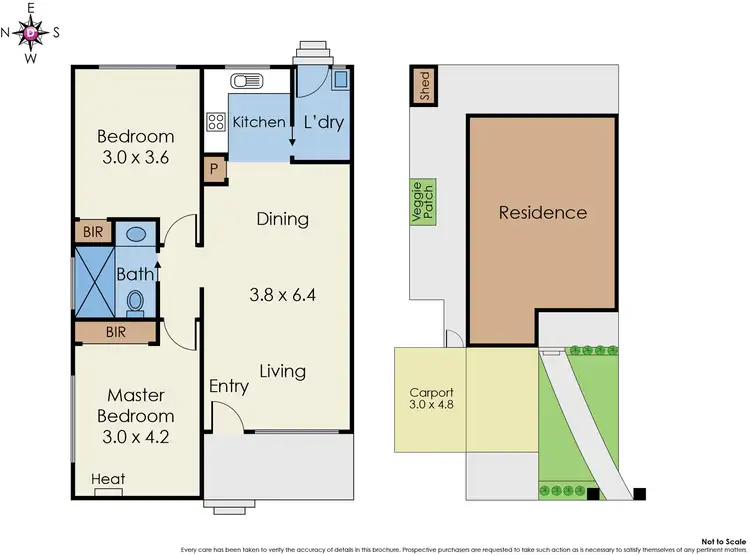 Floorplan of Homely unit listing, 3/168 Lower Dandenong Road, Parkdale VIC 3195