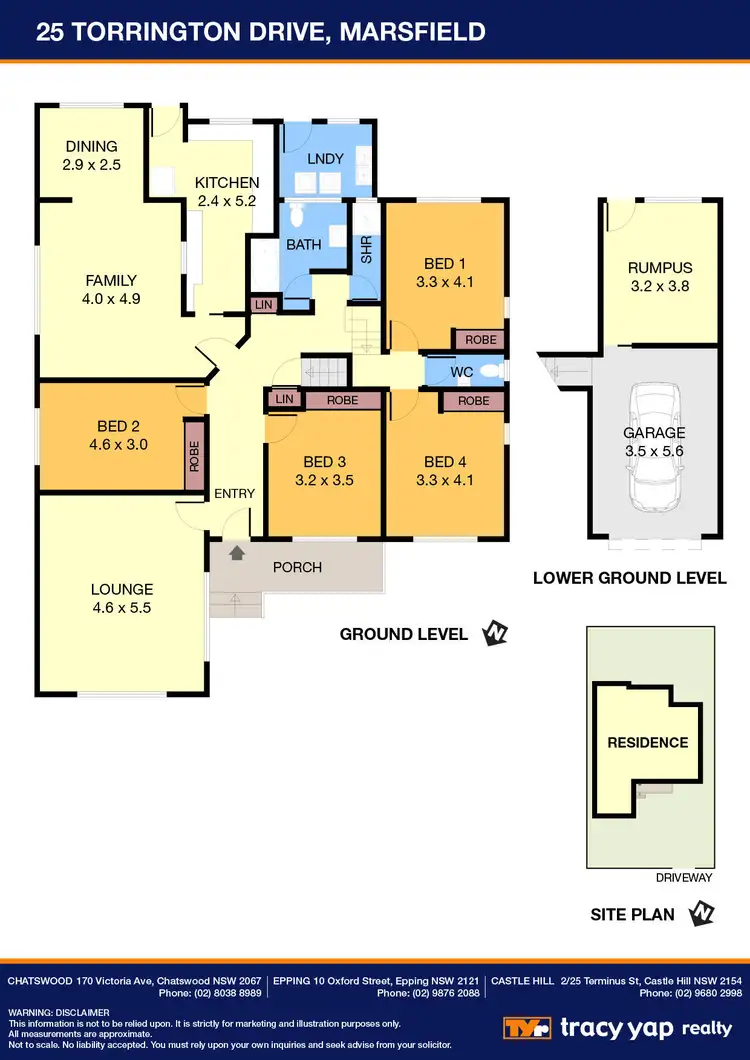 Floorplan of Homely house listing, 25 Torrington Drive, Marsfield NSW 2122