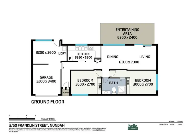 Floorplan of Homely townhouse listing, 3/50 Franklin Street, Nundah QLD 4012