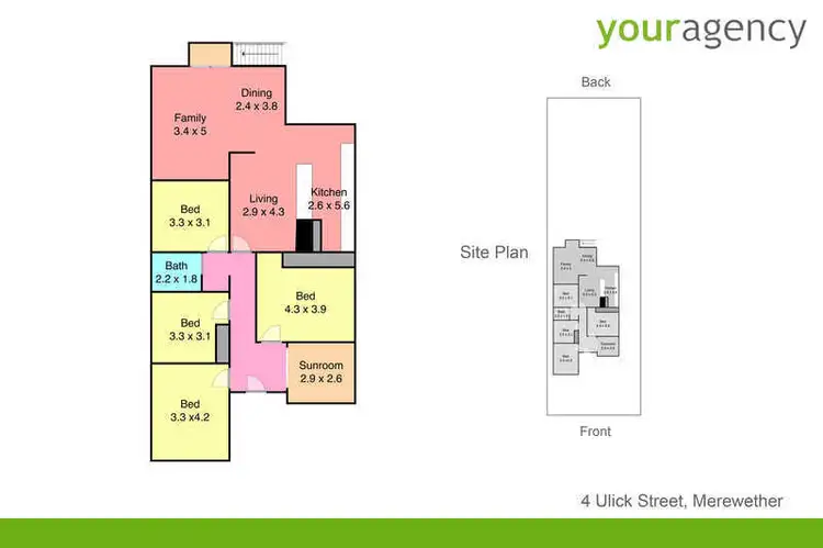 Floorplan of Homely house listing, 4 Ulick Street, Merewether NSW 2291