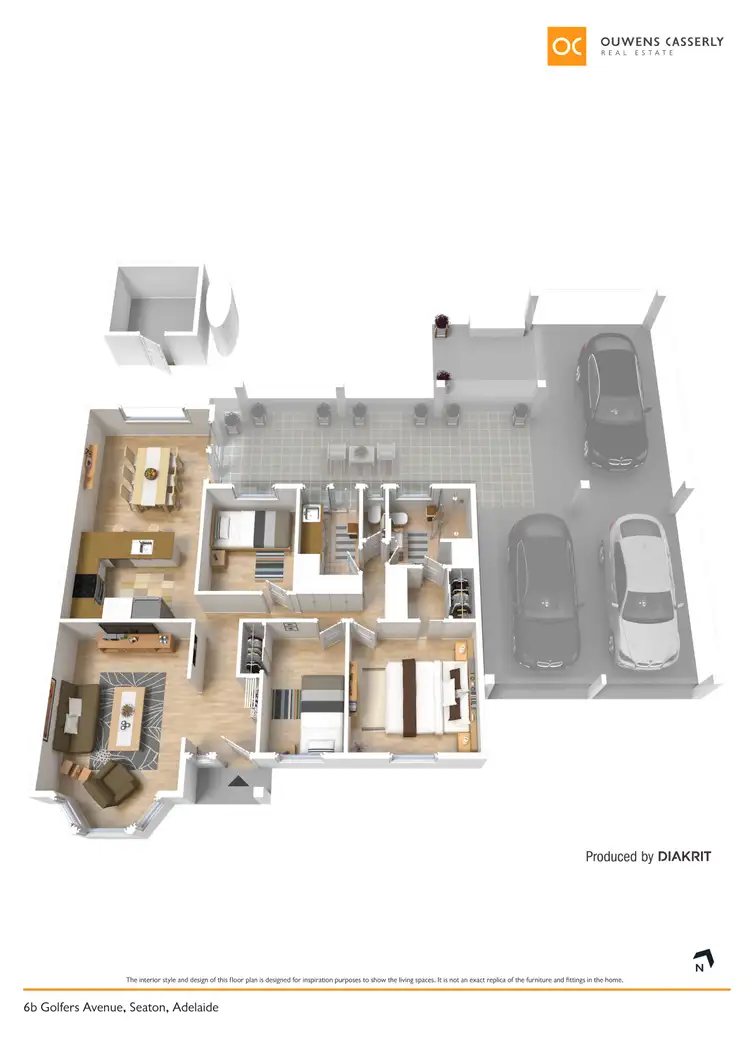 Floorplan of Homely unit listing, 6b Golfers Avenue, Seaton SA 5023