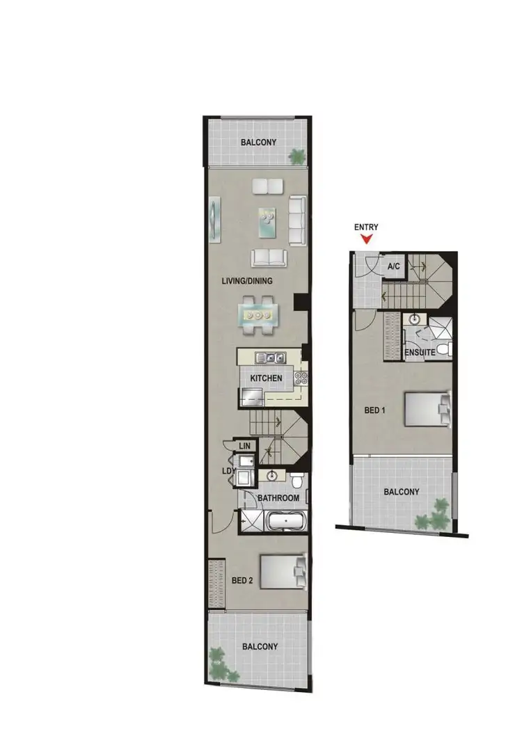 Floorplan of Homely apartment listing, 137/10 Lachlan Street, Waterloo NSW 2017