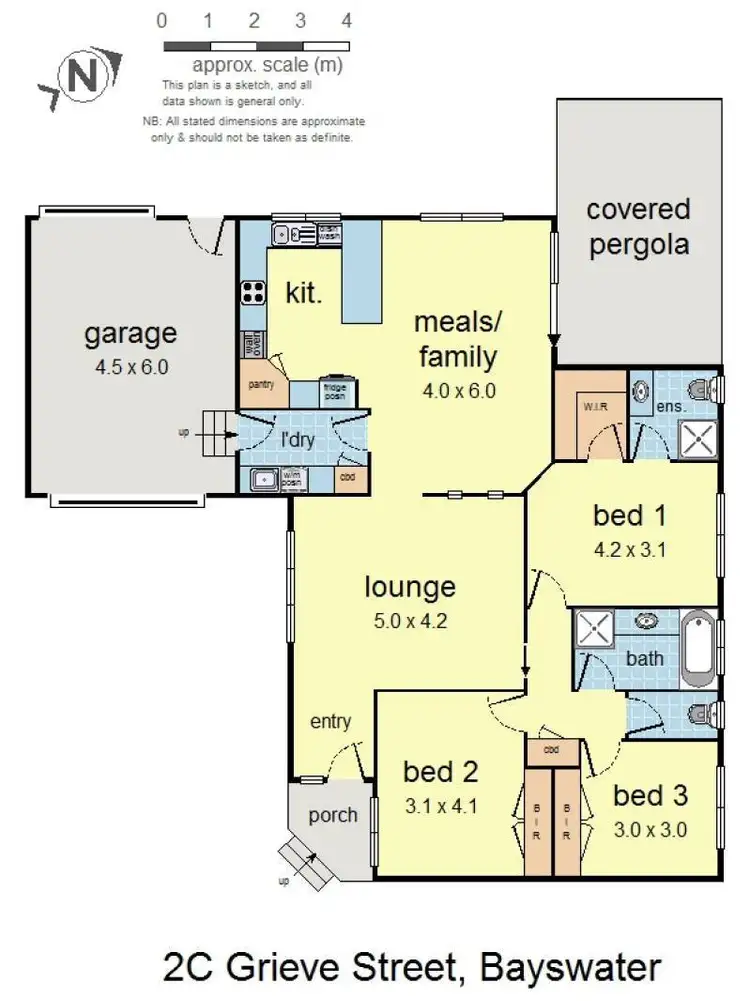 Floorplan of Homely house listing, 2C Grieve Street, Bayswater VIC 3153