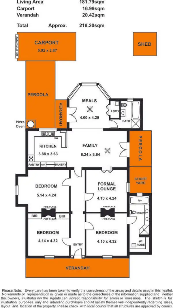 Floorplan of Homely house listing, 22 Marion Street, Unley SA 5061