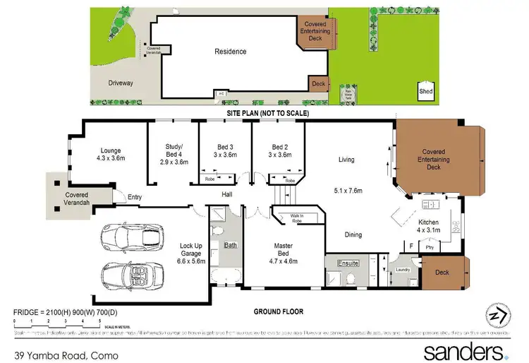 Floorplan of Homely house listing, 39 Yamba Road, Como NSW 2226